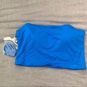 AERIE ROYAL BLUE LONG BANDEAU - XL
